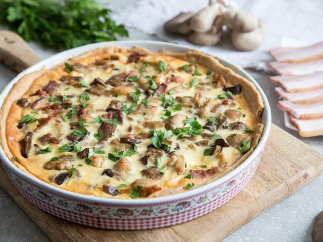 Recept na špenátový quiche bez tvrdé kůrky