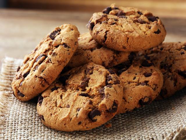 Domácí příprava pravých amerických cookies sušenek